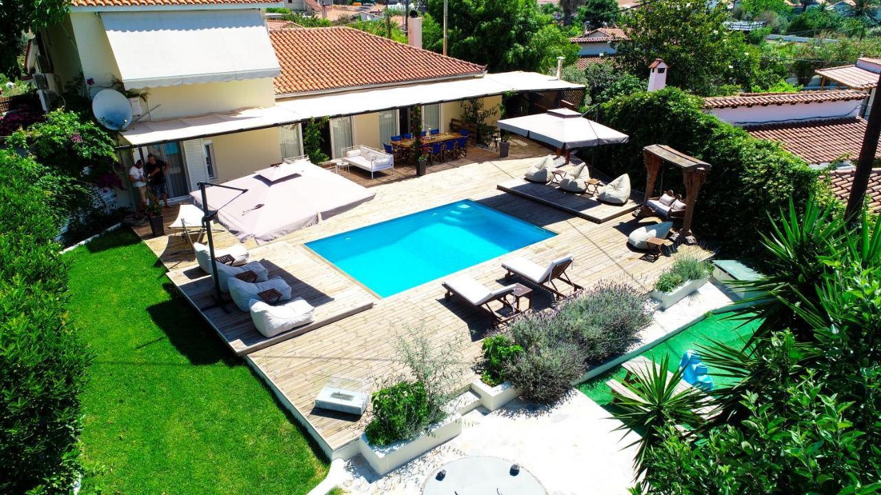 Serenity Luxury Villa, Skiathos 圣帕拉斯凯维 外观 照片