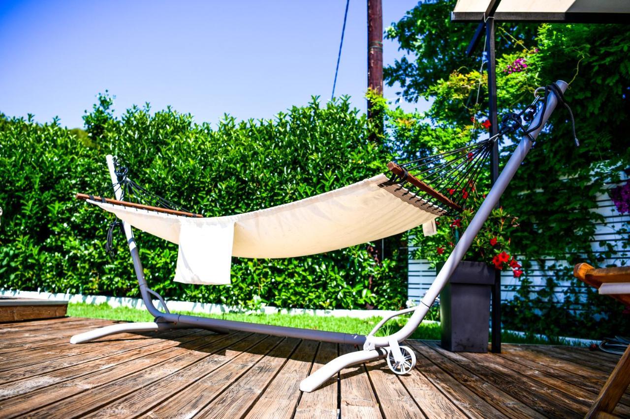 Serenity Luxury Villa, Skiathos 圣帕拉斯凯维 外观 照片
