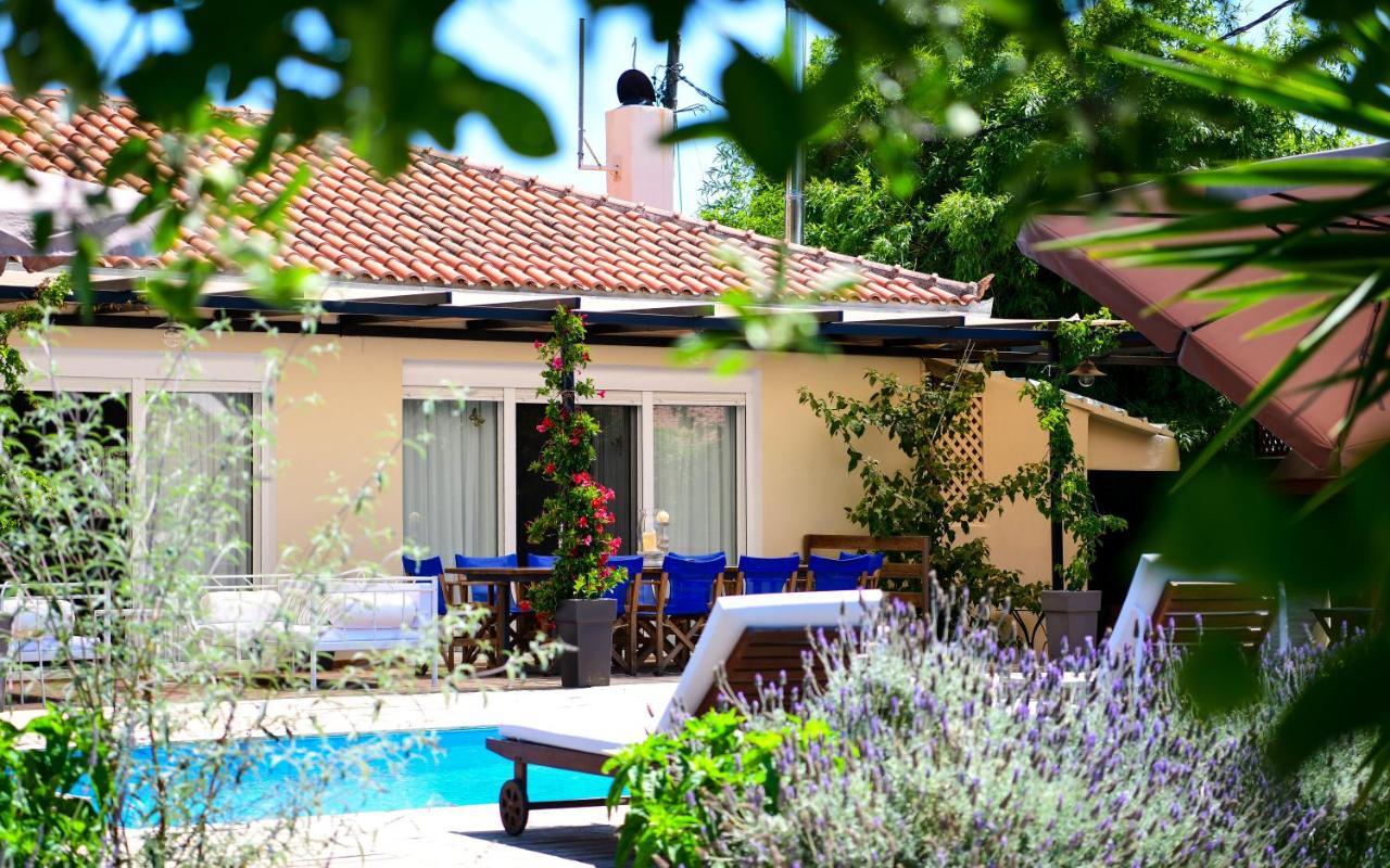 Serenity Luxury Villa, Skiathos 圣帕拉斯凯维 外观 照片