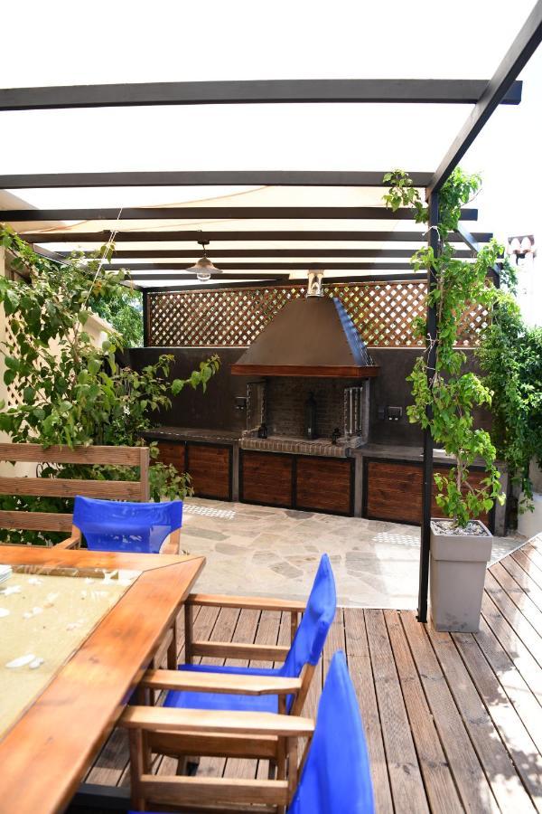 Serenity Luxury Villa, Skiathos 圣帕拉斯凯维 外观 照片