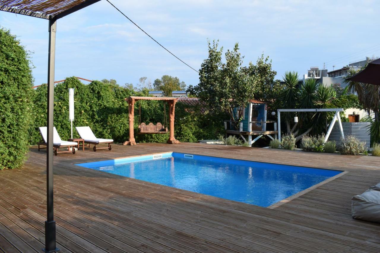 Serenity Luxury Villa, Skiathos 圣帕拉斯凯维 外观 照片