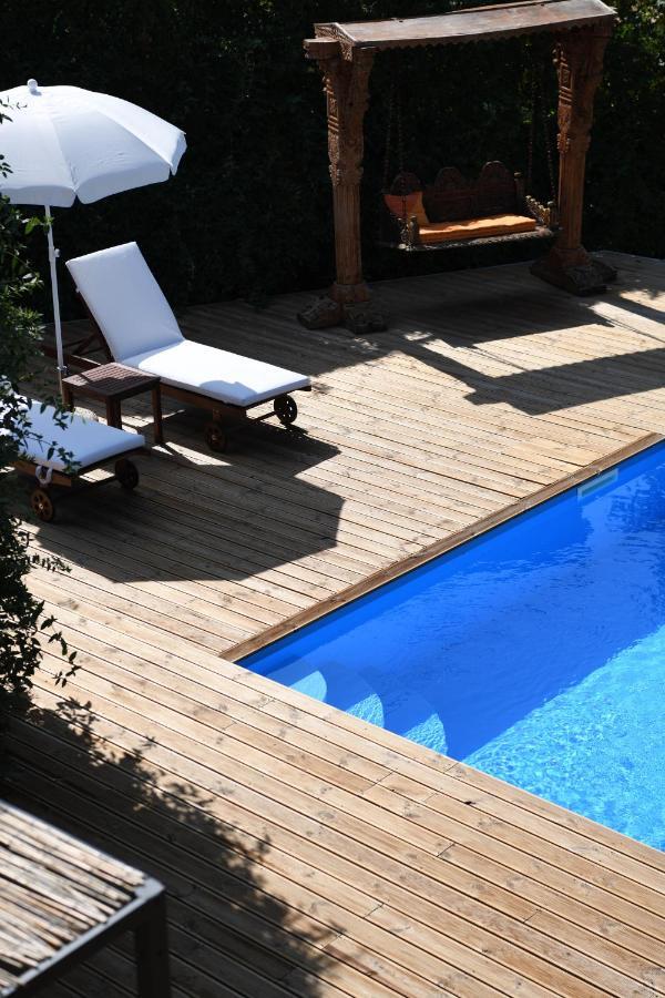 Serenity Luxury Villa, Skiathos 圣帕拉斯凯维 外观 照片
