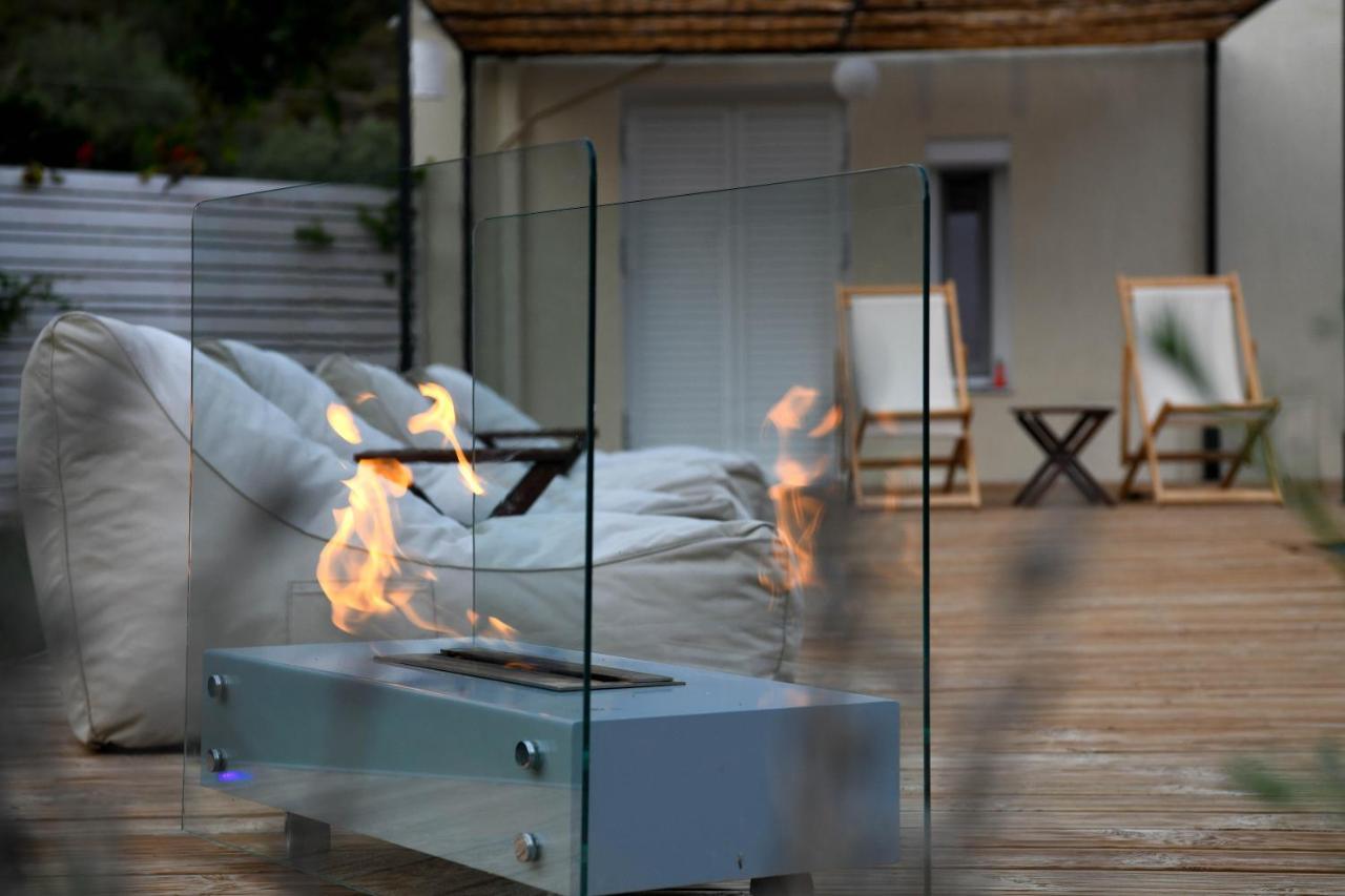 Serenity Luxury Villa, Skiathos 圣帕拉斯凯维 外观 照片